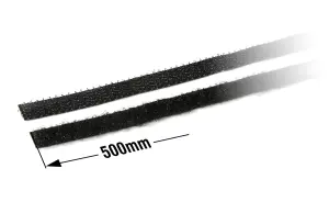 Hudy Velcro Tape With Double Sided Tape 8x500mm
