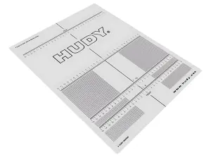 Hudy Set Up Board Decal for 1:8 and 1:10 (#108200)