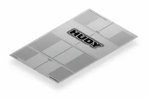 Hudy Plastic Set Up Board Decal 331X545mm - 1:8 On-Road