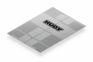 Hudy Plastic Set Up Board Decal 399X545mm - 1:8 Off-Road + GT