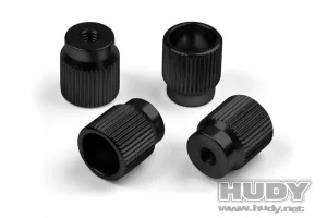 Hudy Aluminium Nut For 1:10 Touring Set Up System (4)