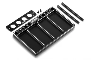 Hudy Aluminium Tray For 1:10 Off-Road Diff + Shocks