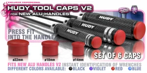 Hudy Cap For 14mm Handle - Blue (6)