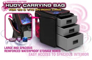 Hudy 1:10 & 1:8 Carry Bag with Tool Bag - Exclusive Edition