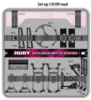 Hudy Set Up System Bag For 1:10 And 1:8 Off-Road Cars And GT