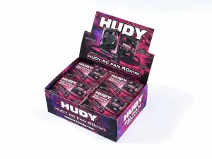 Hudy Brushless RC Fan 40mm W Internal Soldering Tabs - Set Of 12Pcs