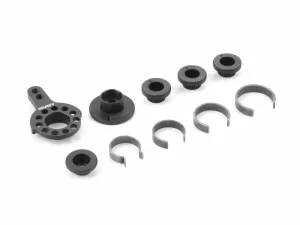 Hudy Aluminium Fixed Servo Saver Set - 1:10 TC And FWD