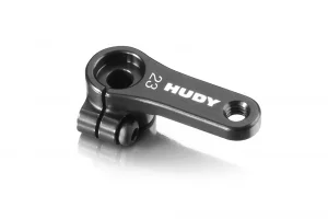 Hudy Aluminium Clamp Servo Horn - Ko Propo, Jr, Sanwa, Airtronics - Offset - 23T