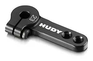 Hudy Aluminium Clamp Servo Horn - Ko Propo, Jr, Sanwa, Airtronics - 2-Hole - 23T