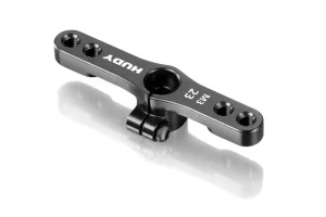 Hudy Aluminium Clamp Throttle Servo Horn - Ko Propo, Sanwa - 2-Hole - M3 - 23T