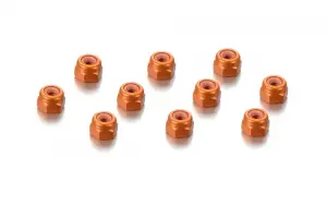 Hudy Aluminium Nut M3 - Orange (10)