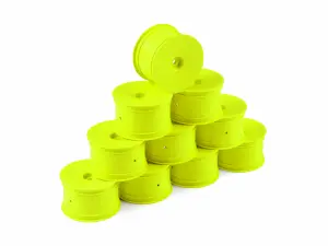 Hudy 1:10 Off-Road Wheel - 2WD/4WD Rear Yellow (10)