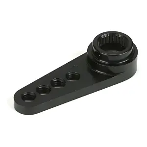 Dynamite Machined Alloy Servo Horn - Single - Black - Futaba Fitment