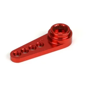 Dynamite Machined Alloy Servo Horn - Single - Red - Futaba Fitment