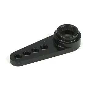 Dynamite Machined Alloy Servo Horn - Single - Black - JR 23T Fitment