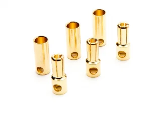 Gold Bullet Connector Set 5.5mm (3)