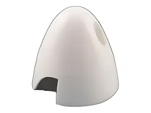 Spinner 2 Blade White 44mm/1.75
