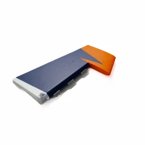 Painted Rudder with Hinges: Extra 330 SC 1.3m