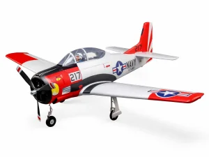 E Flite T-28 Trojan 1.2m With SMART - BNF Basic