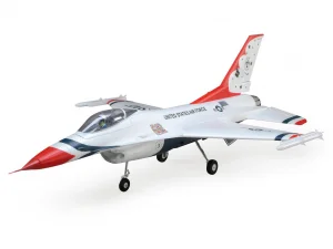 E Flite F-16 Thunderbirds 70mm EDF Jet AS3X - BNF Basic