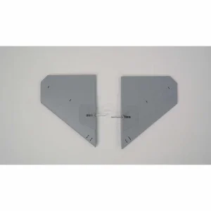 Stabilator Set - Gray: F-16 Falcon 80mm