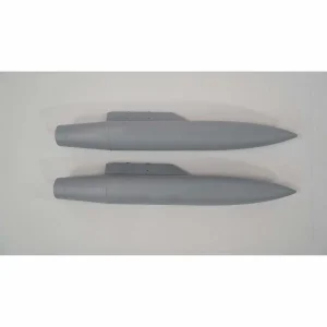 Dummy Wing Tanks - Gray: F-16 Falcon 80mm
