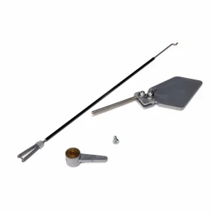 Water Rudder with Pushrod - Silver - 39.5 Floats