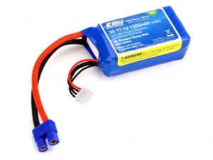 E Flite 1350mAh 3S 11.1volt 30C LiPo - For Blade 300 X