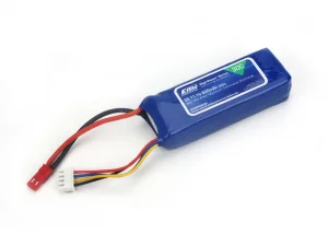 E Flite 800Mah 3S 11.1volt 30C Li-Po 18Ga w/JST Connector