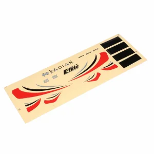 Decal Sheet: UMX Radian - Red