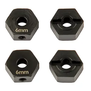 Element RC FT Enduro Wheel Hexes - 6 mm - Steel