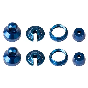 Element RC Enduro Shock Parts - Blue Aluminium ** CLEARANCE **