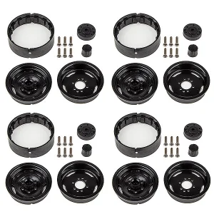 Element RC Enduro Steelie Wheels 1.9 Black