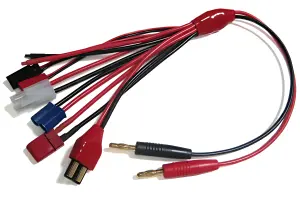 eTronix 4.0mm To Deans/Futaba/JST/Tamiya/EC3/TRX/Diy Extra Wire