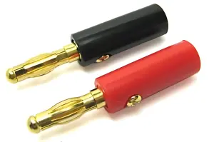 eTronix 4.0mm Gold Connector - Red + black