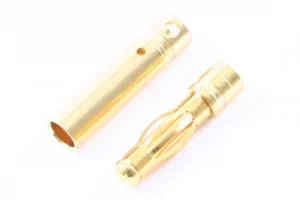 eTronix 4.0mm Male Gold Connector (2)
