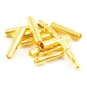 eTronix 4.0mm Gold Connectors (6 Pairs Male/Female)