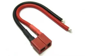 Female Deans Plug On 10Cm 14AWG Silicone Wire