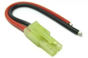 Male Micro Tamiya Connector on 10cm Fly Lead