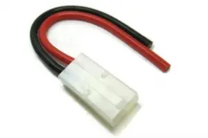 eTronix Female Tamiya Connector With 10Cm 14AWG Silicone Wire