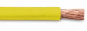 12 AWG Silicone Multi Core Cable - Yellow - 100cm