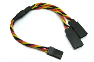 eTronix 15Cm 22AWG Jr Twisted Y Extension Wire
