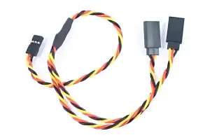 eTronix 30Cm 22AWG Jr Twisted Y Extension Wire