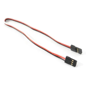 eTronix 20Cm 22AWG Extension Wire W/2 Jr Male Connector