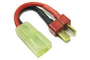 eTronix Female Micro Tamiya To Male Deans Adaptor