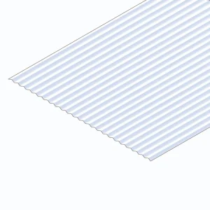 Evergreen [14525] 12 x 24 Metal Siding .040 Thick .030 Groove Spacing (1 sheet per pack)