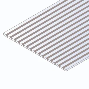 Evergreen [14083] 12 x 24 Novelty Siding .040 Thick .083 Spacing (1 sheet per pack)
