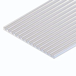 Evergreen [14542] 12 x 24 Board & Batten .040 Thick .075 Spacing (1 sheet per pack)