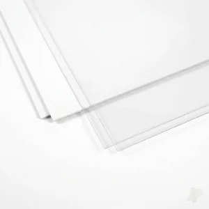 Evergreen 6x12in (15x30cm) Clear Sheet .010in Thick (2 Sheet per pack)