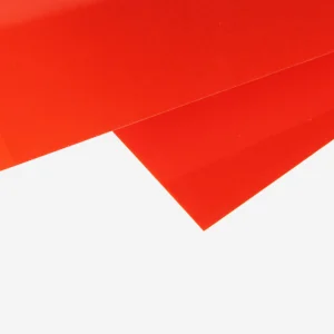 Evergreen [9901] 6 x 12 Transparent Coloured Sheet .010 Thick RED (2 sheets per pack)